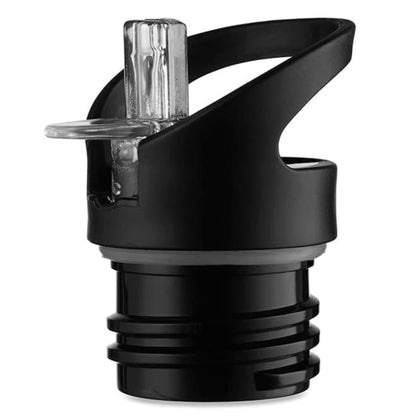 Simple and leak proof traditional Onya screw top, flip and flow drink bottle cap replacement providing unrestricted water flow on a white background.
