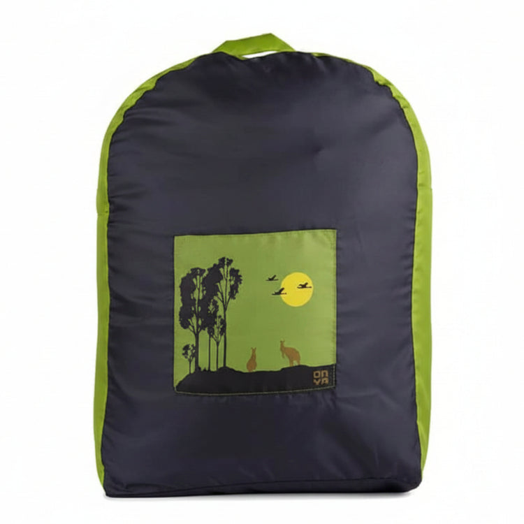 remove the label overlay in the top right corner and remove the small backpack on the right