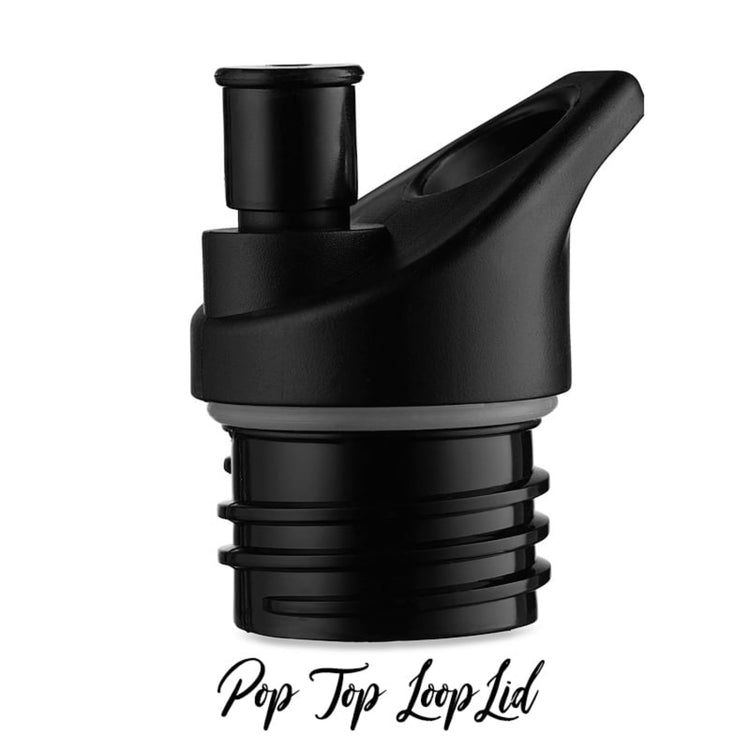 Onya Pop Top Loop water bottle lid replacement with a built in convenient finger carrying loop for outdoor activities, stocked in Sydney.
