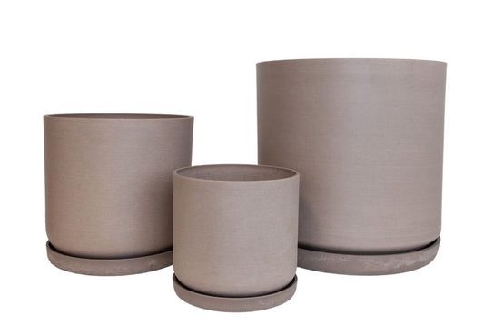 Portland Pot - Large Set of 3 | Recycled Plastic | Looks Good Feels Good