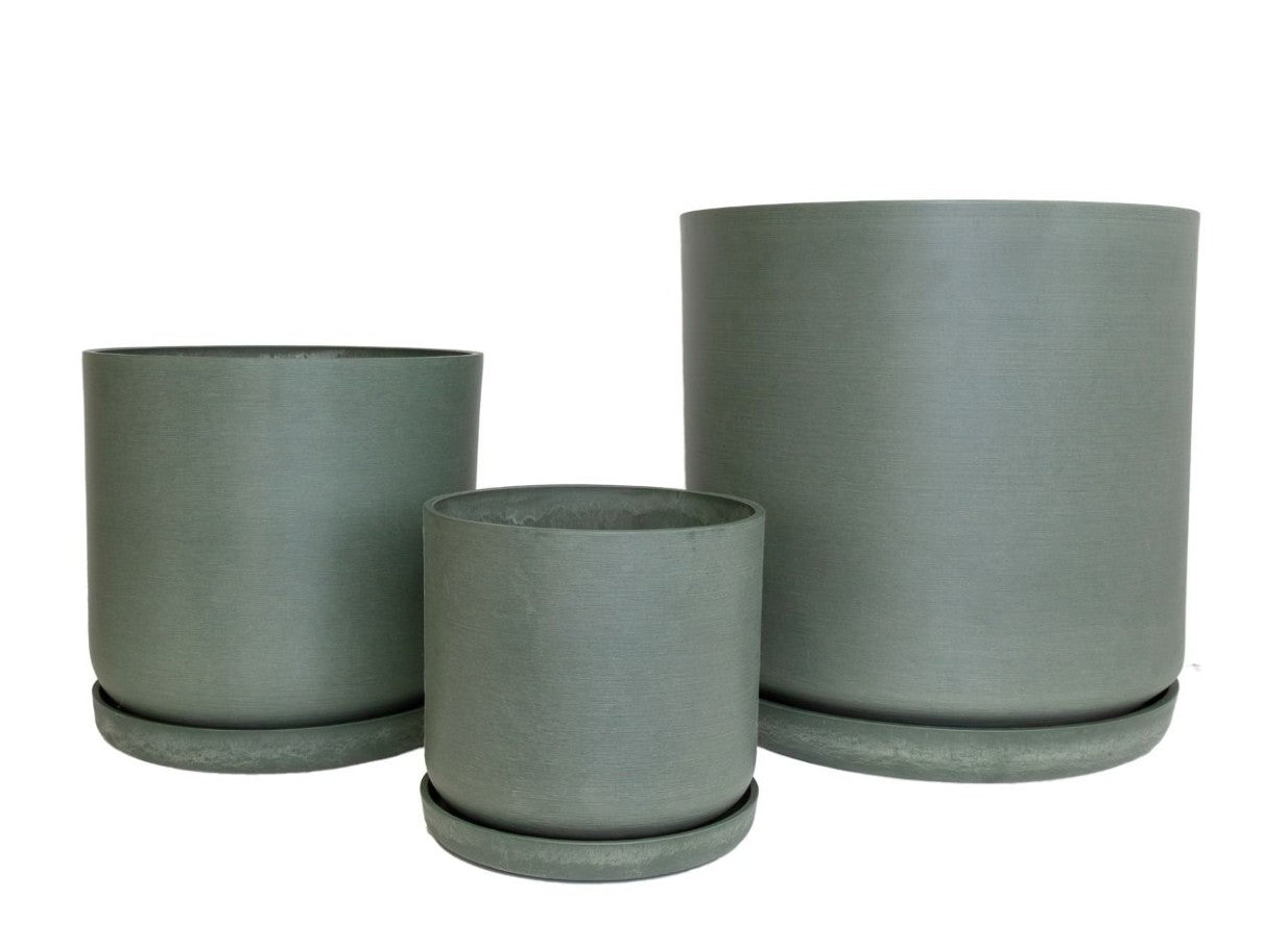 Portland Pot - Large Set of 3 | Recycled Plastic | Looks Good Feels Good