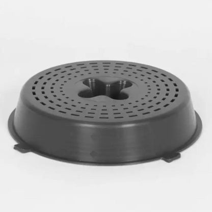 Compot 5L in-ground compost bins with secure locking lids. Lid shown right way up to show aeration.