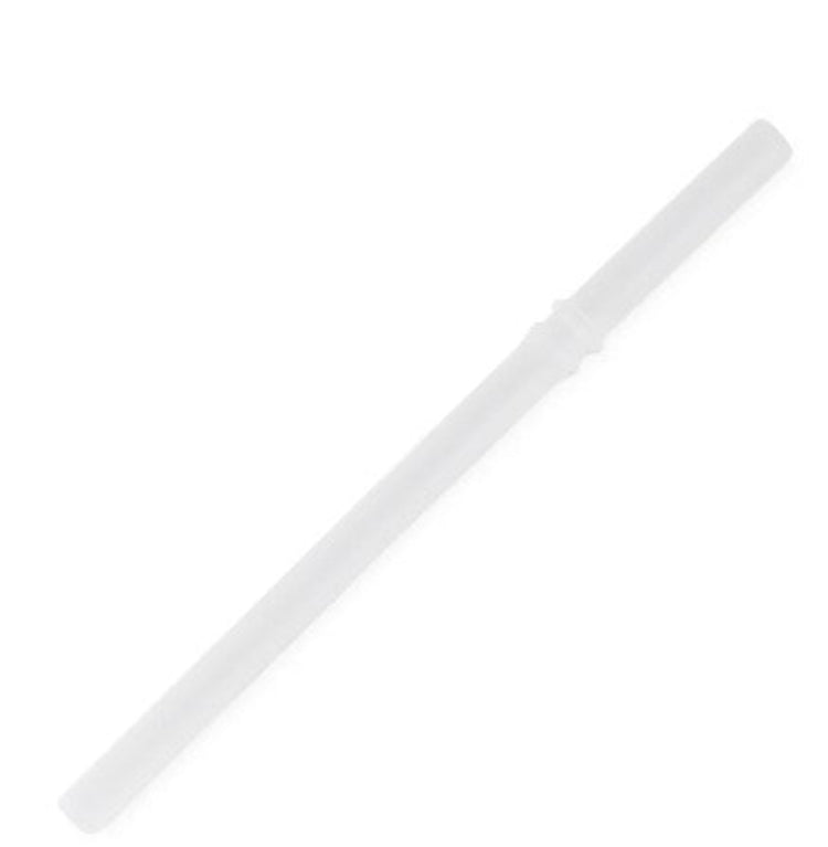 Single Re Play replacement no pull out silicone straw with built in stopper bulb on a clean white background, available in Australia.
