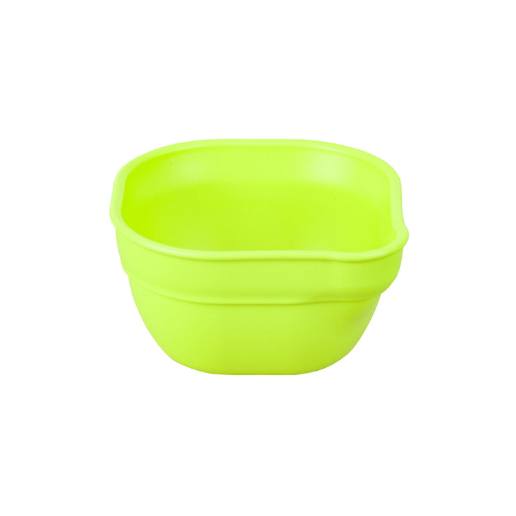 Single Re Play recycled plastic dip and pour bowl featuring an integrated pouring spout on a clean white background, available in Australia in green.