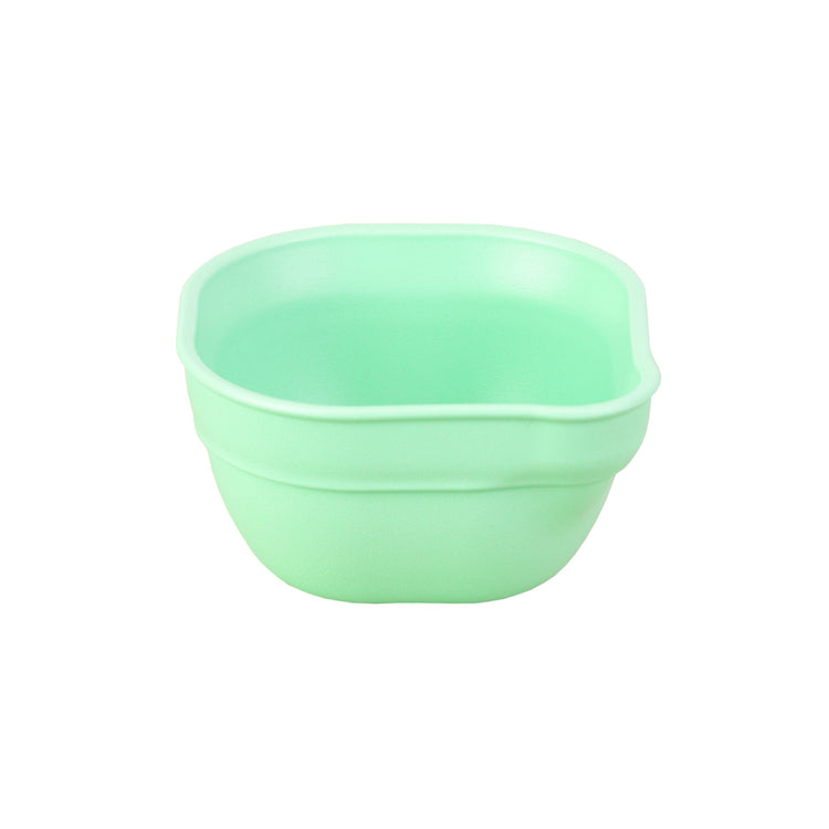 Single Re Play recycled plastic dip and pour bowl featuring an integrated pouring spout on a clean white background, available in Australia in mint.