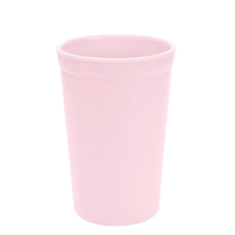Single Re Play recycled plastic kids open top tumbler cup with a textured surface finish on a clean white background, available in Australia in Ice Pink