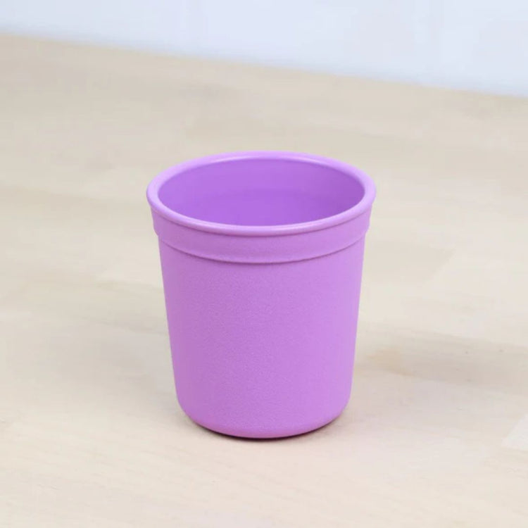 Single Re Play recycled plastic tiny tumbler open cup base with a textured grip surface on a clean white background, available in Australia in purple.