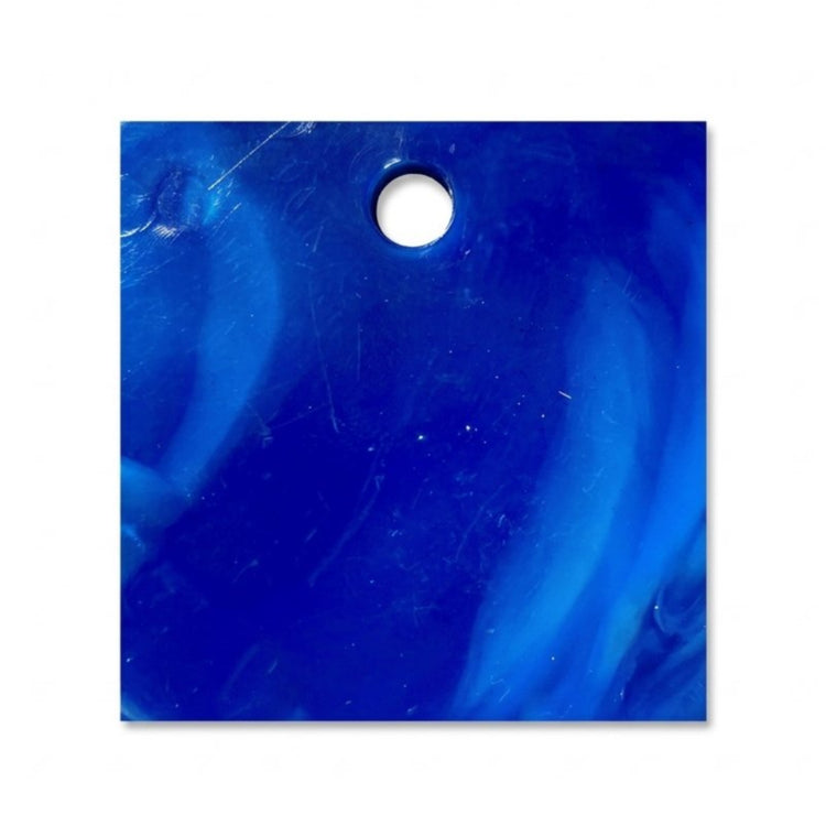 Colour and texture swatch for the Upcycler recycled plastic range in blue.