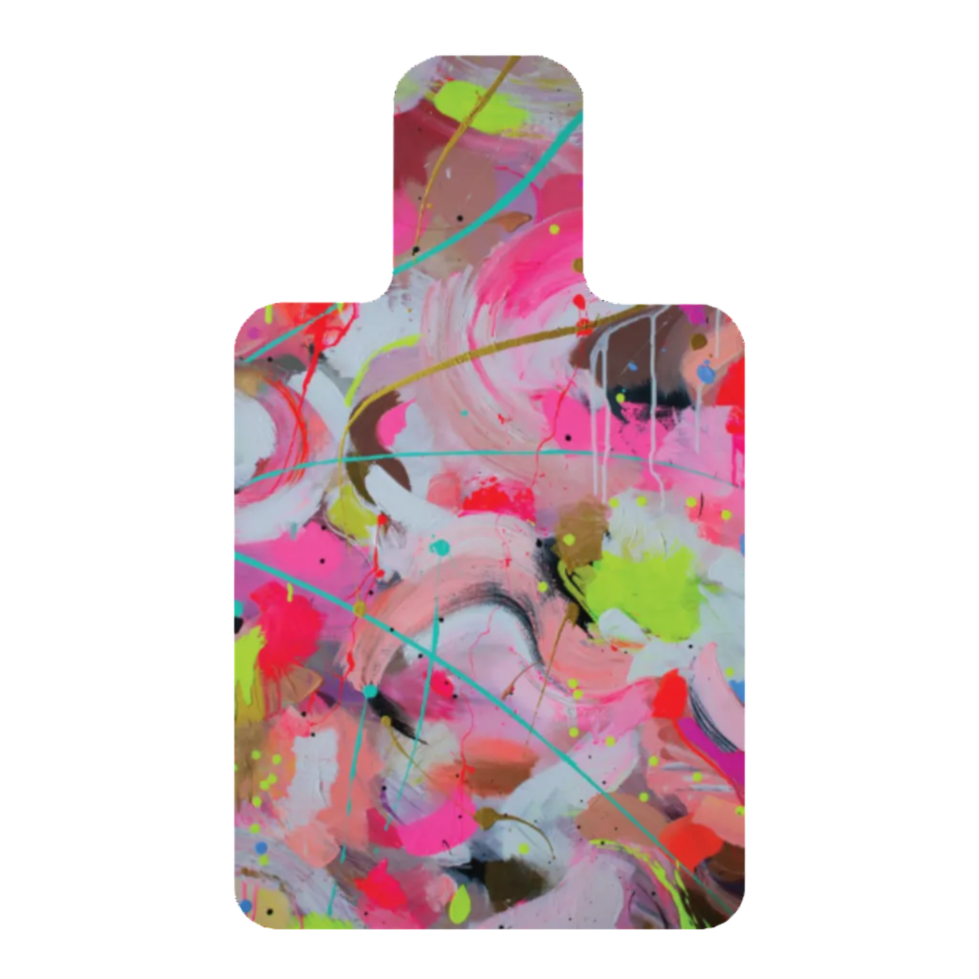 Wild Mingo microfibre suede reformer Pilates mat featuring the colorful Flamingle printed artwork design, made in Australia.