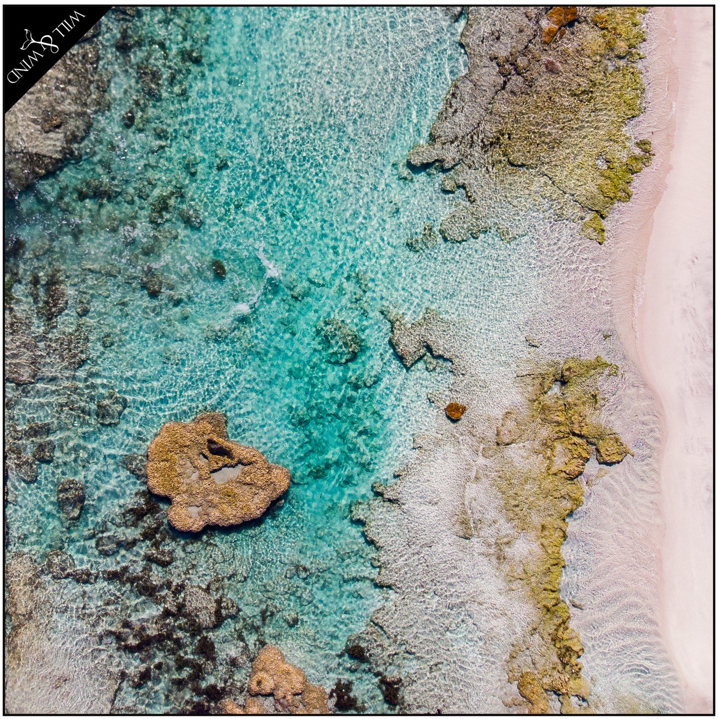 Will & Wind Kalbarri beach towel featuring coastal photography. Sustainable sand free quick dry towel shipped Australia wide.