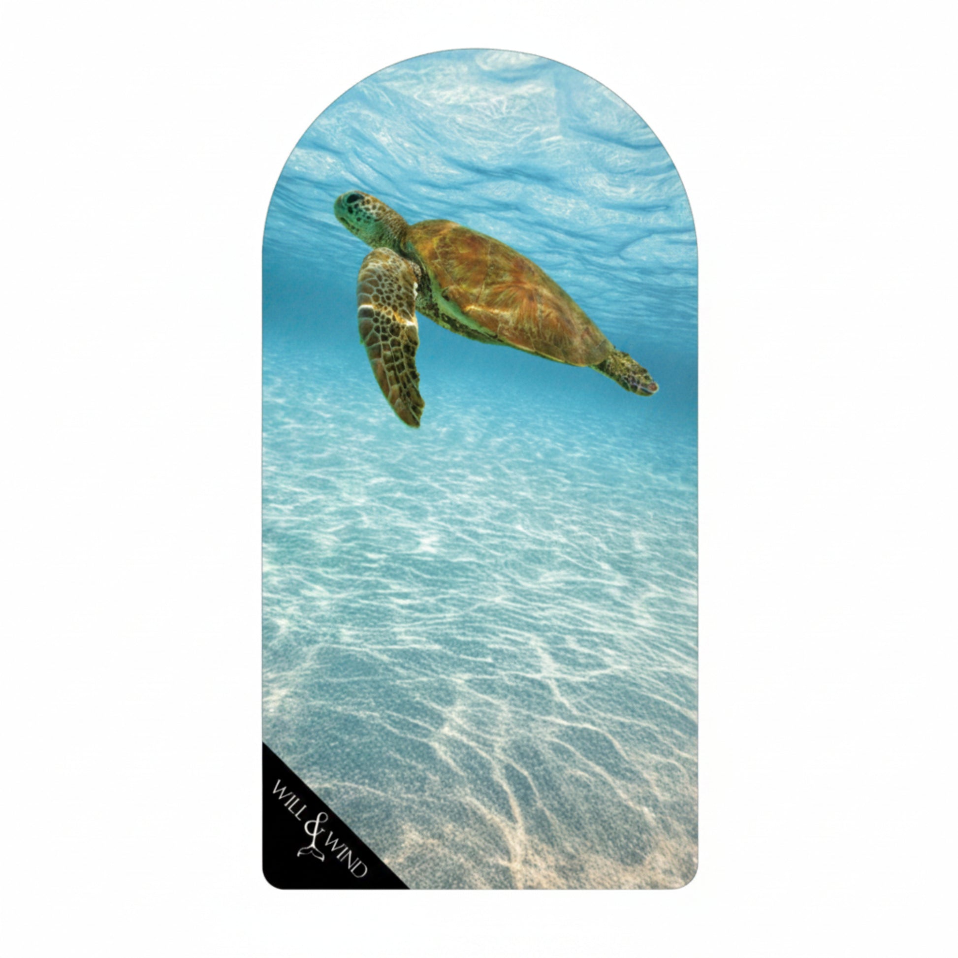Will & Wind Green Sea Turtle car seat towel. Quick dry sandproof microfibre car seat cover, shipped Australia wide.