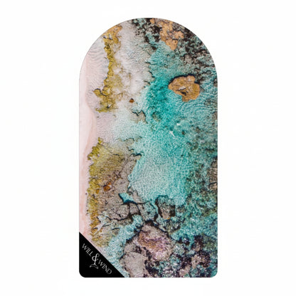 Will & Wind Kalbarri ocean photography car seat towel. Absorbent sandless microfibre post swim seat cover.
