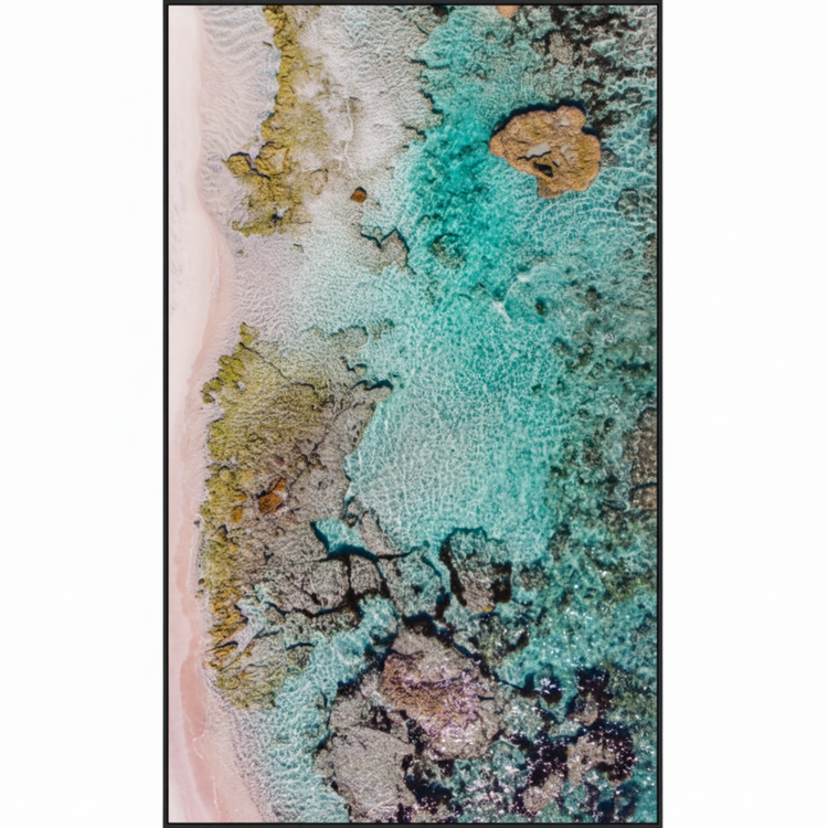Will and Wind Kalbarri ocean photography gym towel. Quick dry sandproof microfibre workout towel with zip pocket, shipped Australia wide.