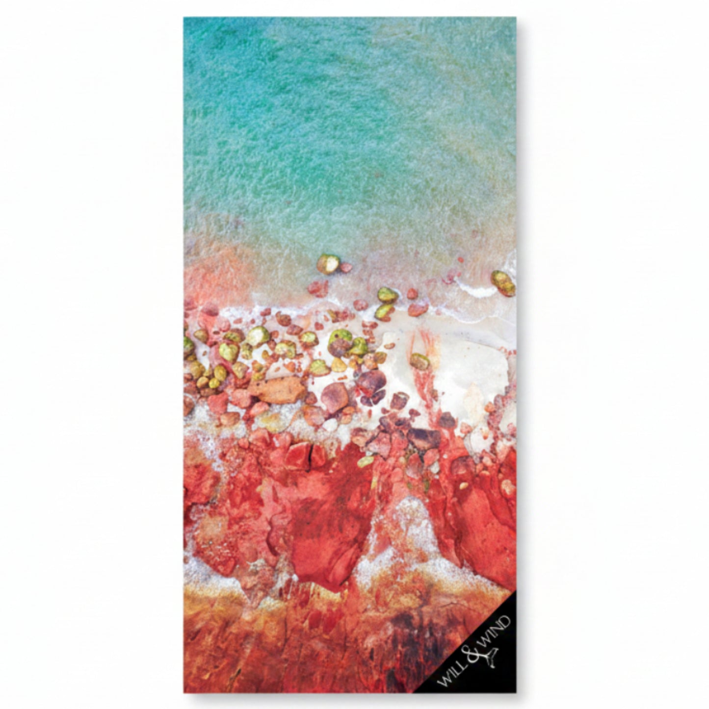 Will & Wind Cape York coastal photography towel. Lightweight compact travel towel, sustainable design shipped Australia wide.